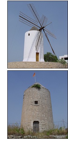 Protection of the windmills of the Puig des Molins