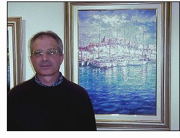 Santa Eulria receives paintings of landscapes and Ibizan folklore by Jos Gutirrez