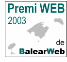 BalearWeb convoca el Premi Web 2003